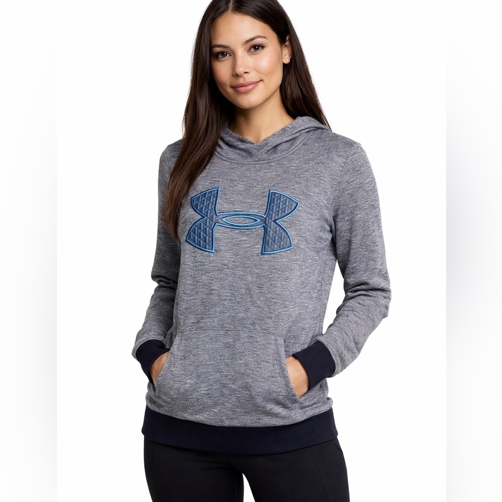 NWT Under Armor gray hooded sweatshirt XS